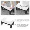 Operitacx Thickened Toilet Foot Stool for Adults, Non-Slip Bathroom Squatting Step Stool, Black and White, Home Potty Training Aid for Improved Posture and Comfort view 3