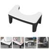Operitacx Thickened Toilet Foot Stool for Adults, Non-Slip Bathroom Squatting Step Stool, Black and White, Home Potty Training Aid for Improved Posture and Comfort view 4