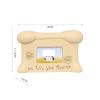 STBTOO Funeral Cremation Urn Ashes Cat Or Dog Box Pet Memorial With Photo Frame Keepsake(Beige) view 2