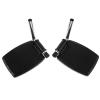 SHOWERORO Universal Wheelchair Footplate Pair, Thickened Plastic Footrest for Transport Chair, Elevated Footrest Replacement Parts, Compatible with Standard Mobility Wheelchairs, Elderly Use view 1