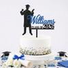 DILYPOD Personalized Graduation Glitter Cake Topper, Custom 2026 Graduation Cupcake Toppers Party Decorations, Congrats Decor Senior Gifts, Class Of 2026 Cupcake Decorations, Grad Party Decor 7 view 3