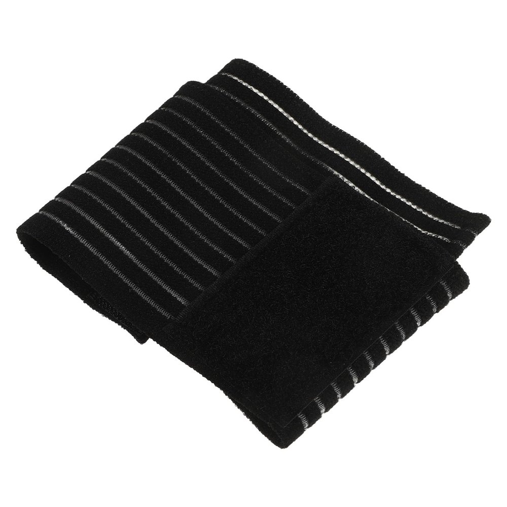 Housoutil Elastic Compression Elbow Brace Sleeve with Adjustable Support for Tennis Elbow Relief, Breathable Black Arm Wrap for Men and Women Sports and Medical Use