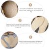 DOITOOL Natural Loofah Shoe Cushion Breathable Insole Shoe Pad Sweat-Absorbing Foot Health Insert for Men and Women Size 40 view 3