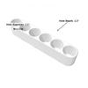 Znet3D Slim Organizer 6 Bottle SingleRow Holder, SpaceSaving Countertop Storage for Daily Routines, Made in USA (Purple) view 4