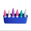 Znet3D Slim Organizer 6 Bottle SingleRow Holder, SpaceSaving Countertop Storage for Daily Routines, Made in USA (Blue) view 2