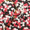 CandiJumpin Red White and Black Sprinkles Halloween Confetti Sprinkles 3 OZ view 3