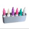 Znet3D Slim Organizer 6 Bottle SingleRow Holder, SpaceSaving Countertop Storage for Daily Routines, Made in USA (Silver) view 2