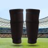 1 Pair Sports Soccer Shin Guard Pad Sleeve Sock Leg Support Football Compression Calf Shinguard view 3
