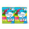 Great Value Fruits & Veggies Variety Pack Applesauce Pouches, 3.2 oz, 24 Count, Palm Peach, Bursting Berry & Strawberry Bananarama