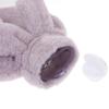 DECHOUS Portable Reusable Hot Water Bottle Hand Warmer with Plush Rabbit Cover PVC Explosion-Proof Water Pouch for Menstrual Relief and Winter Outdoor Use view 3