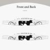 Nuzjahu Farm's Market Fresh Milk Print Plush Sleep Mask Eye Mask for Women Man Side Sleeper with Adjustable Headband Blackout Sleep Covers for All Night Sleep, Travel & Nap view 2