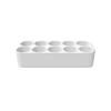 Znet3D Slimline Organizer 10 Bottle Tray Holder, SpaceSaving Grid Storage for Daily Routines, Made in USA (Pink) view 2