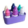 Znet3D Slim Organizer 6 Bottle Tray Holder, Compact Grid Storage for Daily Routines, Made in USA (Purple) view 2
