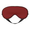 Nuzjahu Maroon Print Sleep Mask Silk Eye Mask for Sleeping with Adjustable Strap Soft Satin Blackout Travel Eye Cover Zero Pressure Night Blindfold view 1