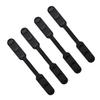 GRADENEVE 4pcs Black Silicone Elastic Mask Band Buckle Adjustable Mask Ear Rope Extender Strap for Men Women Comfortable Accessories for Daily Use view 1