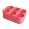 Znet3D Slim Organizer 6 Bottle Tray Holder, Compact Grid Storage for Daily Routines, Made in USA (Pink) view 4