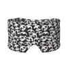Nuzjahu Small Panda 2 Print Plush Sleep Mask Eye Mask for Women Man Side Sleeper with Adjustable Headband Blackout Sleep Covers for All Night Sleep, Travel & Nap view 1