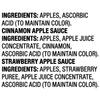 Great Value Apple Sauce Variety Pack, Unsweetened, Cinnamon & Strawberry, 3.2 oz Pouches, 12 Count, Pack of 2, 24 Pouches Total, 76.8 oz view 4
