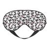 Nuzjahu Small Panda 3 Print Sleep Mask Silk Eye Mask for Sleeping with Adjustable Strap Soft Satin Blackout Travel Eye Cover Zero Pressure Night Blindfold view 1