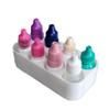 Znet3D Slim Organizer 8 Bottle Tray Holder, Compact Grid Storage for Daily Routines, Made in USA (White) view 1