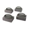 FABULETTA Ergonomic BBQ Cleaning Brick Set with Handle - Natural Pumice Stone Grill Cleaner for Scratch-Free Grates, Oven Racks and Stovetops, Reusable Eco Tool view 2