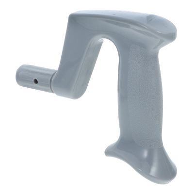 TOYZFRIENDY Plastic Bow Style Walking Stick Handle Grip for Crutches and Canes, Replacement Walker Hand Grip Accessory Compatible 22.2mm Tubes, Gray Ergonomic Mobility Aid Handle for Seniors