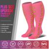 bropite Plus Size Compression Socks For Women&Men,Wide Calf Knee High Socks view 2