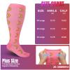 bropite Plus Size Compression Socks For Women&Men,Wide Calf Knee High Socks view 3