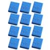 WESIEVYA Heavy-Duty Coarse Fiber Dish Scrub Sponges 6pcs Double-Sided Kitchen Cleaning Pads 9.572cm for Household Dishwashing and Surface Cleaning view 1