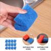 WESIEVYA Heavy-Duty Coarse Fiber Dish Scrub Sponges 6pcs Double-Sided Kitchen Cleaning Pads 9.572cm for Household Dishwashing and Surface Cleaning view 3