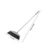CALLARON Heavy Duty Broom with Long Handle and Stiff Bristles Nordic Gray Floor Cleaning Broom for Home Patio Garage Indoor Outdoor Use view 2