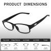 JOSCHOO 3 Pack Reading Glasses for Men and Women Blue Light Blocking with Spring Hinge Readers Computer Eyeglasses (3 Clour -2, 1.75, x) view 2