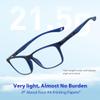 BLUEMOKY Reading Glasses Blue Light: Mens Sports Style TR90 Lightweight Soft Readers - Anti-Glare Computer Glasses Outdoor (Black/Blue, 4.00x) view 3