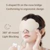 Sleep Mask 3D Blackout Eye Mask for Women & Men Zero Pressure, Breathable, Four-Layer Thick Shading Layer with Adjustable Strap Relieve Eye Fatigue for Sleeping and Travel (Blue) view 3