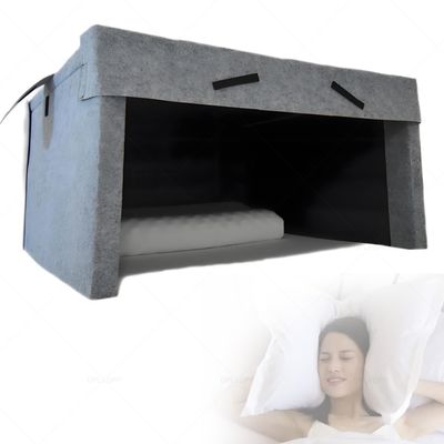 DPLXQPP Immersive Soundproof Sleeping Pod with Soothing Music,Light-Blocking Privacy Enclosure for Deep Sleep,Portable Sleep Shelter for Anxiety Relief
