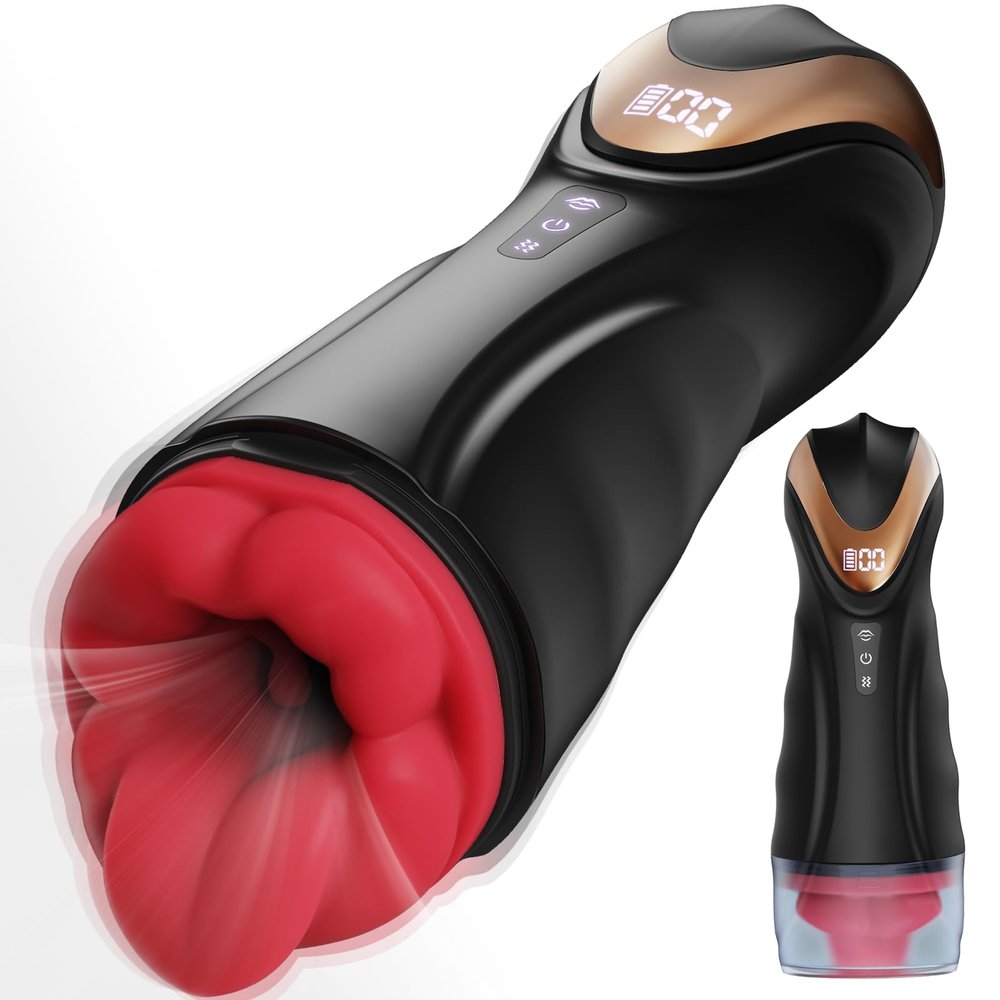 2026 Enhanced Mode Hands Free Male Masterburbatar, Realistic Pocket Puzzy 9X Speed & Extension Adjustment & Foldable Handle CB39