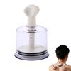 CravoFlow Vacuum Twist Suction Cupping Device, 110x73mm (4.3x2.9 inch) Adjustable Negative Pressure Professional Transparent Body Cup for Massage Therapy view 1