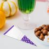 EXQUIMEUBLE 100pcs Purple Polka Dot Triangle Party Favor Candy Bags Food-grade Cellophane Packaging Pouches for Sweets and Candy Wrapping view 4