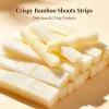10 Pack Fresh Pickled Bamboo Shoots,Mountain Pepper Crispy Tender Shredded Bamboo Shoots, Fresh Tender Bamboo Shoots1, Instant Snack Leisure Food, Chinese Pickled Vegetables (1.5oz*10 Bags) view 2
