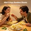 10 Pack Fresh Pickled Bamboo Shoots,Mountain Pepper Crispy Tender Shredded Bamboo Shoots, Fresh Tender Bamboo Shoots1, Instant Snack Leisure Food, Chinese Pickled Vegetables (1.5oz*10 Bags) view 4