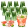 Nihaoya 100-Pack 9oz Green Disposable Plastic Cups Cocktail Cup view 1