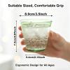 Nihaoya 100-Pack 9oz Green Disposable Plastic Cups Cocktail Cup view 2