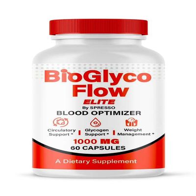 (1 Pack) BioGlyco Flow Capsules, Official Bio Glyco Supplement Pills with Premium Ingredients, Advanced Formula Support for Active Lifestyle & Overall Wellness Reviews (60 Capsules)
