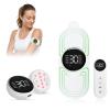 Red Light Electric Pulse Body Massager, Wireless Muscle Relaxation Device with Remote Control, 8 Modes & 30 Levels, Rechargeable Comfort Massager for Back, Neck, Shoulders, Arms and Legs, White view 1