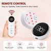 Red Light Electric Pulse Body Massager, Wireless Muscle Relaxation Device with Remote Control, 8 Modes & 30 Levels, Rechargeable Comfort Massager for Back, Neck, Shoulders, Arms and Legs, White view 4