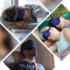 Janmercy 20 Pieces Silk Sleep Mask Eye Mask with Adjustable Strap Sleeping Cover Eye Cover Blindfold for Women Men Sleeping Travel (Royal Blue) view 4