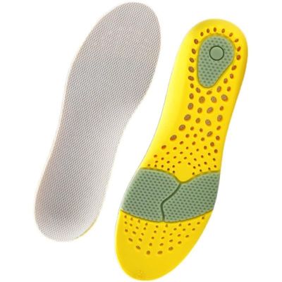 Sports Men's and Women's Breathable Sweat-Absorbing and Thickened Insoles Soft Bottom Cushioning