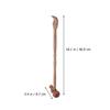 GALPADA 4pcs Dual-Head Wood Back Scratcher and Massage Hammer Set, Handheld Dual-use Body Massager Stick for Muscle Relaxation and Itch Relief, Long Handle Suitable for Elderly and Full view 2