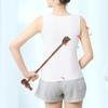 GALPADA 4pcs Dual-Head Wood Back Scratcher and Massage Hammer Set, Handheld Dual-use Body Massager Stick for Muscle Relaxation and Itch Relief, Long Handle Suitable for Elderly and Full view 4