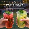 EconoHome Clear PET Plastic Cups 32oz (Pack of 500) Crystal Clear, Durable, Disposable Beverage Cups Perfect for Parties, Events, and Businesses view 3